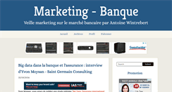 Desktop Screenshot of marketing-banque.fr