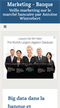 Mobile Screenshot of marketing-banque.fr